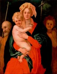 Madonna and Child with St Joseph and John the Baptist